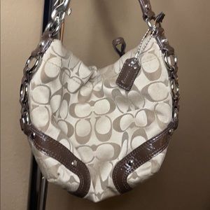 Brown Coach Mini Shoulder Bag